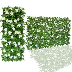 Màn Hình Chắn Riêng Tư Có Thể Mở Rộng 1 Chiếc Trang Trí Tường Bằng Dây Leo Nhân Tạo Dành Cho Ban Công Vườn Trang Trí Nền Ngoài Trời Kiểu Dáng Thời Trang Chất Liệu PVC