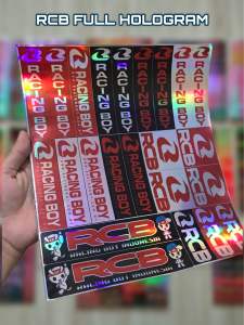 STICKER RACING PACK STIKER MOTOR STIKER RACING HOLOGRAM RCB ISI 28pcs