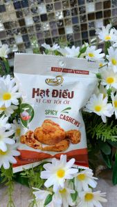 Hạt điều vị tỏi ớt cay Faminuts Túi 40g - snack hạt điều bể đôi ăn vặt giàu dinh dưỡng