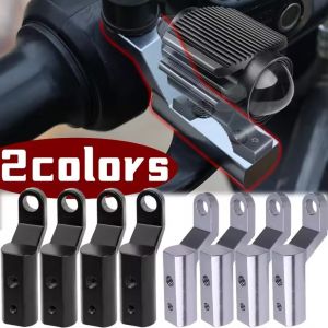 2PCS Motorcycle Headlight Holder Motorcycle Spotlights Modification Aluminum Alloy Rearview Mirror Multi Functional Extension Bracket