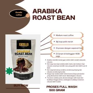Arabika murni 100% tanpa campuran by: Excello proses full wash