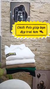 Áo thun nam có cổ  tay lỡ local brand DOLARO xịn áo polo nam đẹp form rộng cao cấp thêu logo Chính hãng
