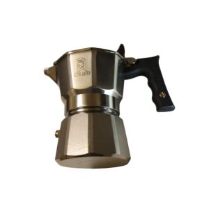 Colbro Pure Stainless Steel Moka Pot Camping Portable Triple Valve Espresso Coffee Maker Italian Style Hand Brew Machine