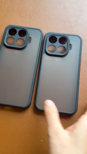 Ốp lưng Xiaomi 17T 17T Pro viền màuchống bám vân tay ( màu Đen)
