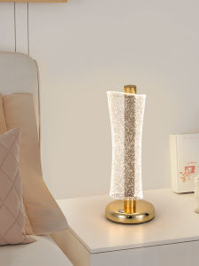 Modern Minimalist Touch Control Dimmable Floor Lamp Bedroom Sofa Side Table Lamp Luxury Creative Charging Night Light