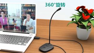 Micro đa hướng xoay 360 độ. Siêu nhạy Cắm USB cho Máy tính/Laptop/Notebook