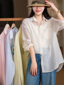 XIAOER | Linen Hemp Blend Long Sleeve Collar Shirt