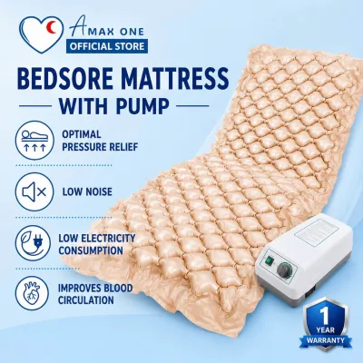 Anti-Decubitus Bubble Ripple Mattress with Adjustable Pump Bedsore Prevention Tilam Angin Pesakit