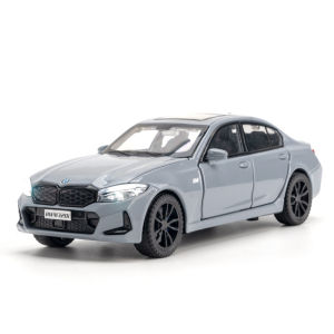 1:32 Scale BMW 320i Alloy Car Model Diecast Car Sound Light Car Lovers Collection Kids Birthday Gift Metal Boys Toys
