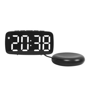 Super Loud Vibrating Alarm Clock with Bed Shaker Multifunctional Table Clocks for Heavy Sleeper Deaf Hard of Hearing Snooze