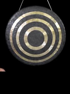 Professional Wind Gong (Feng Gong) - Deep Resonating Hand-Hammered Brass Gong for Sound Healing Meditation & Yoga Traditional Percussion Instrument (Free Mallet)