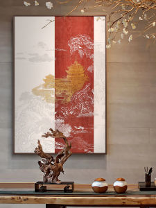 New Chinese Style Relief Sculpture Wall Art Decorative Painting for Entrance Hallway Corridor High End Atmosphere Hanging Picture