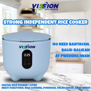 VISSION 1.0L 5 CUPS DIGITAL RICE COOKER