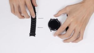 Metal Strap +TPU Case For Samsung Galaxy Watch 6 44mm 40mm Protective Case Curved end Stainless Steel Strap Galaxy watch 6 Classic 43MM 47MM Screen Protector Case TPU Cover Bumper
