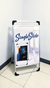 KGS Single Slide Poster Stand | for Advertising Display Stand Product Display Store Displays