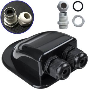 1/2 Wire Entry Motorhome Junction Box Car Camper Accessory Waterproof Roof Solar Cable RV Junction Box Caravan Accessories