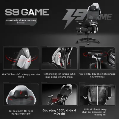 YANXUAN | Ghế gaming công thái học dạng buồng lái nhập vai