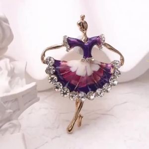 Exquisite Rhinestone Women Brooch Retro Elegant Pin Jewelry Accessory for Dresses & Parties