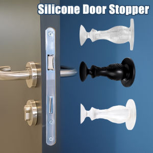 Door Stopper Self Adhesive Non-punch Bumper Door Pads Door Rear Retainer Door Suction Wall Anti-bump Protector Home Safety Tool