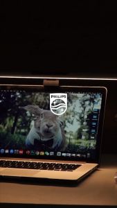 Philips Edison Monitor Light for PC - Sleek Eye Comfort LED Task Lighting for Modern Workspaces