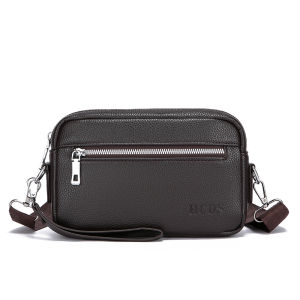 New Style Hand-Held Mens Bag - Trendy Large-Capacity Waterproof Shoulder Bag Casual And Versatile Cross-Body Bag