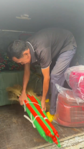 Chổi bông cọ quét nhà cán nhựa loại 1