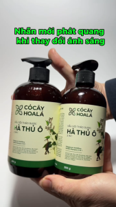 Dầu Gội Thảo Dược Hà Thủ Ô 2in1 Cỏ Cây Hoa Lá Chai 450g Túi 2000g - Dưỡng Ẩm Cho Tóc Đen Mềm Mượt
