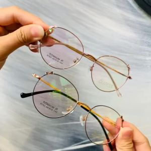 Gọng kính cận 9753 hợp kim thời trang mắt kính OURESS nam nữ siêu nhẹ siêu bền