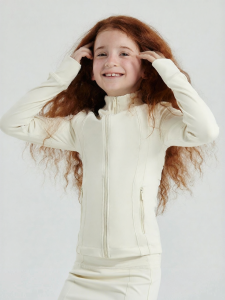 JOLLY BEAN | Fitted Jacket Gymnastics & Figure Skating Training Top Girls