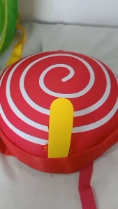 BJ212779 - BLUE/GREEN/ORANGE/PINK/RED - TAS RANSEL ANAK TELUR LOLIPOP PERMEN SEKOLAH ANAK ANAK WANITA FASHION IMPORT MODIS ELEGAN TERMURAH TERLARIS TERBARU TAS BATAM JTF12779