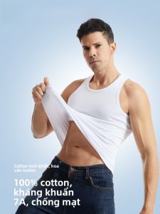 Áo ba lỗ nam MiiOW Cat Man làm bằng vải cotton thấm hút mồ hôi thoải mái