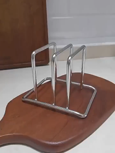 Space saving cutting board rack rust proof stainless steel tableware drying rack practical two-stage pot cover rack