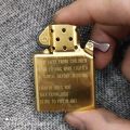 Bật lửa Zippo la mã đồng nguyên khối mẫu 72 tặng kèm xăng 20ml. 