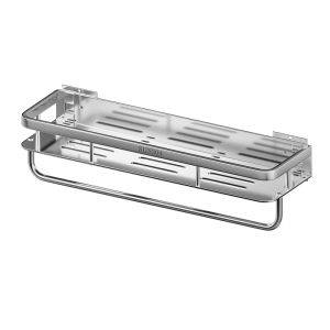 Stainless Steel Kitchen Wall Mounted Shelf No Drilling Spice Rack Storage Organizer Multi Layer Bearing Capacity