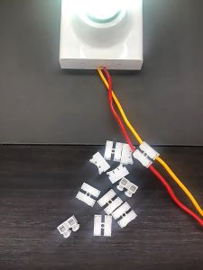 50/100pcs CH2 Quick Splice Lock Wire Connectors 2Pins Electrical Cable Terminals