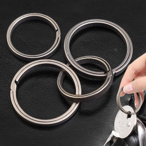 Titanium Alloy Key Ring EDC Key Ring Quick-hook Car Flat Ring Flat Circle Key Ring Mens Accessories