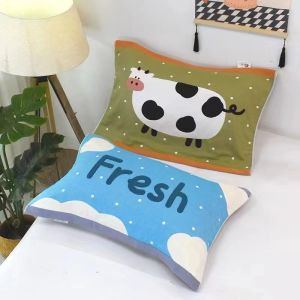 Khăn Trải Giường Cotton Mềm Mại Dày Dặn Nhiều Lớp Hoạt Hình Cặp Đôi Dùng Cho Một Người Dùng Vải Cotton Nguyên Chất 100%