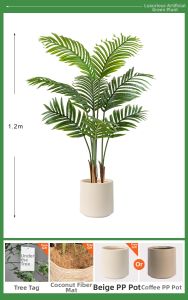 Premium Faux Areca Palm Decor