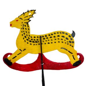 Wayang hewan - wayang kulit asli - wayang kancil - wayang 30cm - wayang kulit latihan