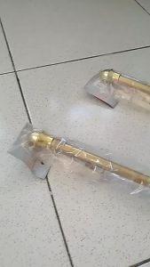 【Buy 2 Take 2】Extendable Curtain Rod Set With Holder Metal Curtain Rod Adjustable With Bracket Curtain Rods Heavy Duty Curtain Rods for Windows Curtain Rods for Bathroom Toilet Curtain Rod for Shower Curtain Rod for Door Curtain Rod Kitchen Lababo Sink