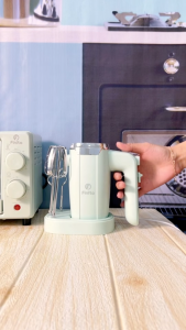 Hand Mixer Elektrik 5 Level Kecepatan 100 Watt Alat Pengocok Telur Free 2 Stik Pengaduk