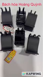 1 cái kẹp tóc càng cua 5 RĂNG màu đen .