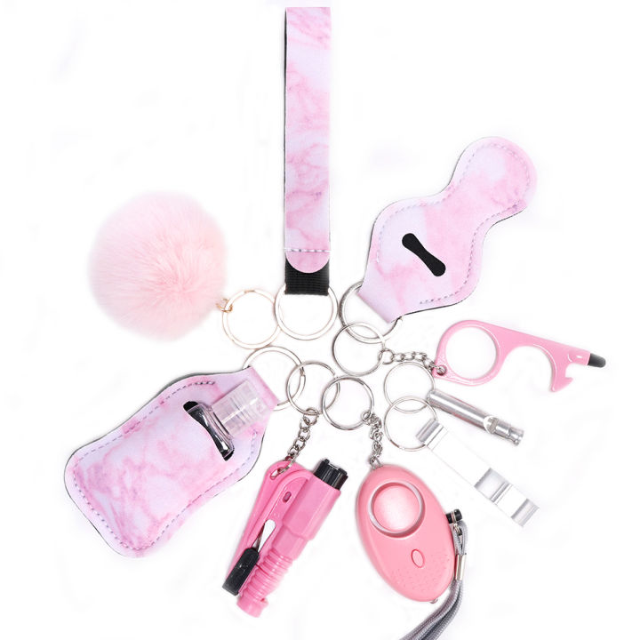 Safety Keychain Full Set, Self Defense Security Keychain Set With ...