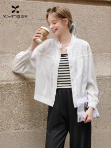 XIANGYING | Light Outdoor Short Style Jacket for Women Tencel Fabric