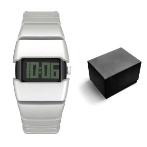 Top Luxury Mens Watch Creative Design Unique Watch LED Electronic Watch Mens Sports Wristwatch Waterproof Plastic Material