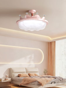 OUCHAO | Princess Design Crown Crystal Ceiling Light Eye Protection