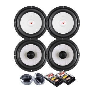 DONGLIGU | Power Drum Car Audio Upgrade Heavy Bass Coaxial Full Range Speaker Set