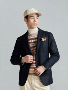 Mens Fashionable Wool Suit Jacket