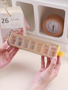 Weekly Pill Organizer Large Capacity Portable