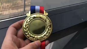 Huy chương bóng đá kim loại huy chương vàng thể thao MIFU sỉ lẻ giá rẻ 6.5cm